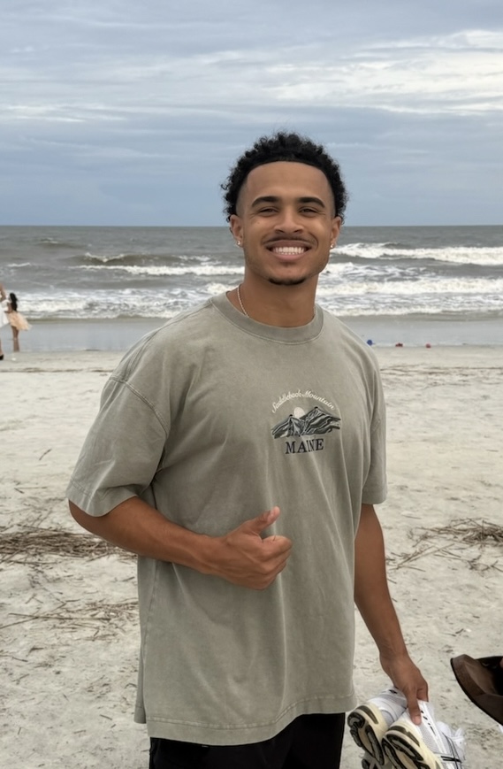 B.J. Saunders at the beach